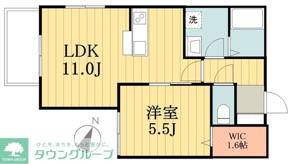 Les Liensの物件間取画像